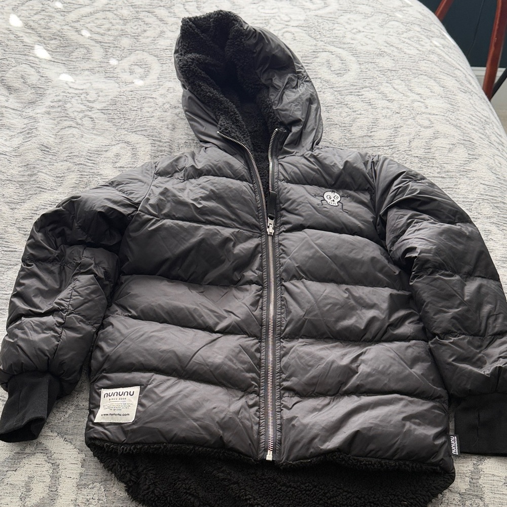 Nununu Black Puffer Jacket for Kids